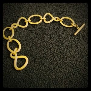 Ralph Lauren gold tone oval link bracelet